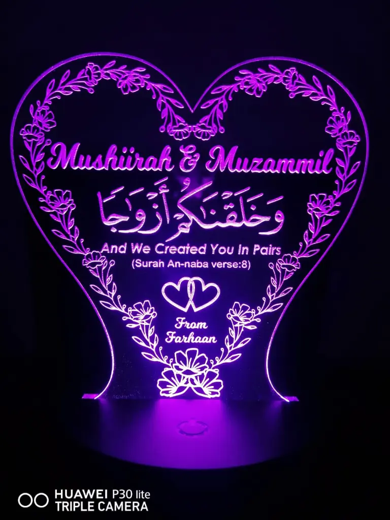 Heart shape Congrats Tisha +Yashvin - PUR.webp