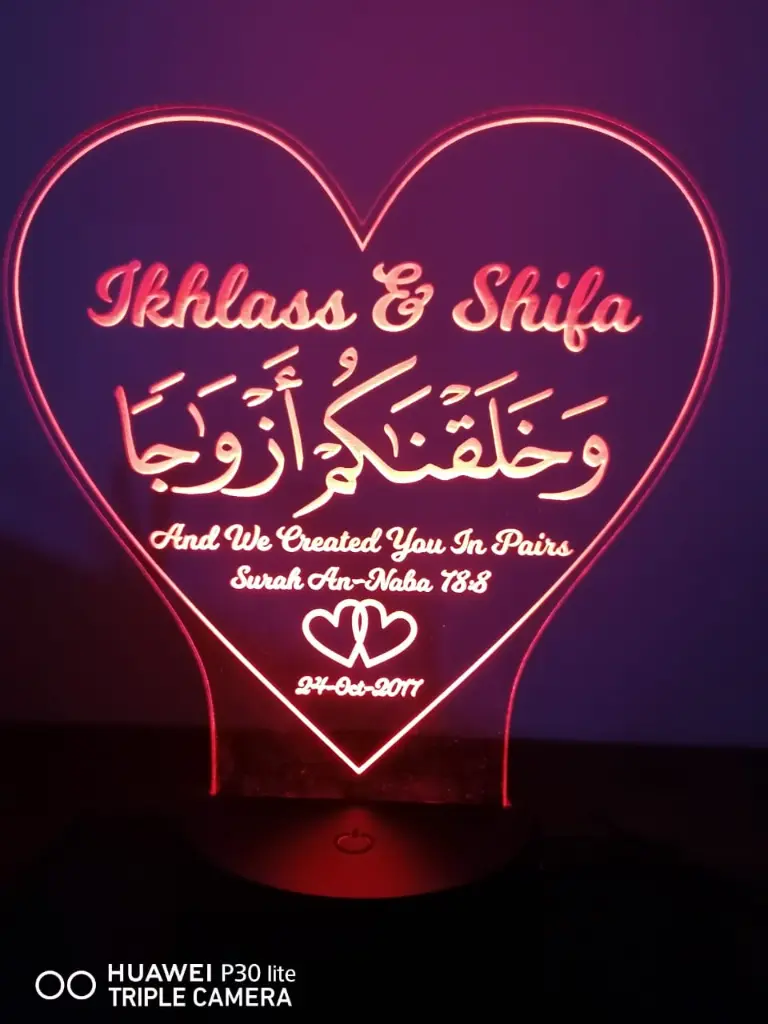 Heart shape Iklass+Shifa - Red.webp