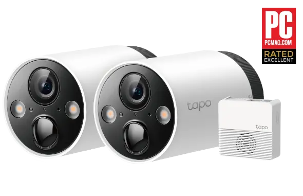 TP-Link Smart Wire-Free Security System 2 Camera System Tapo C420S2