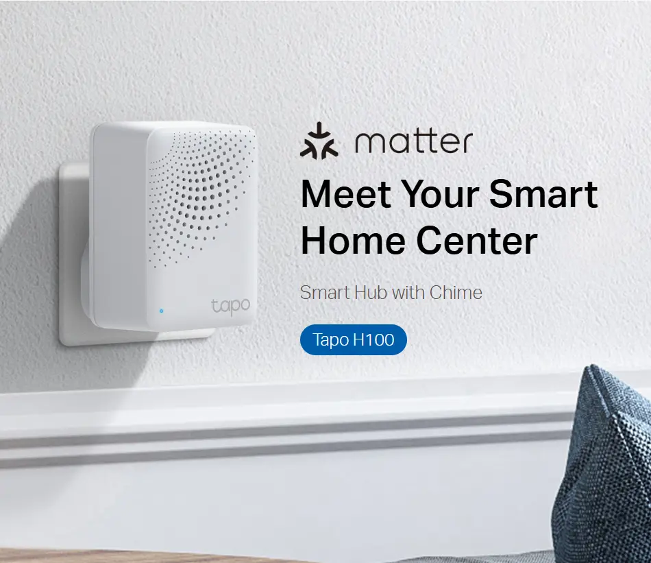 TP-Link Tapo Smart IoT Hub with Chime Tapo H100