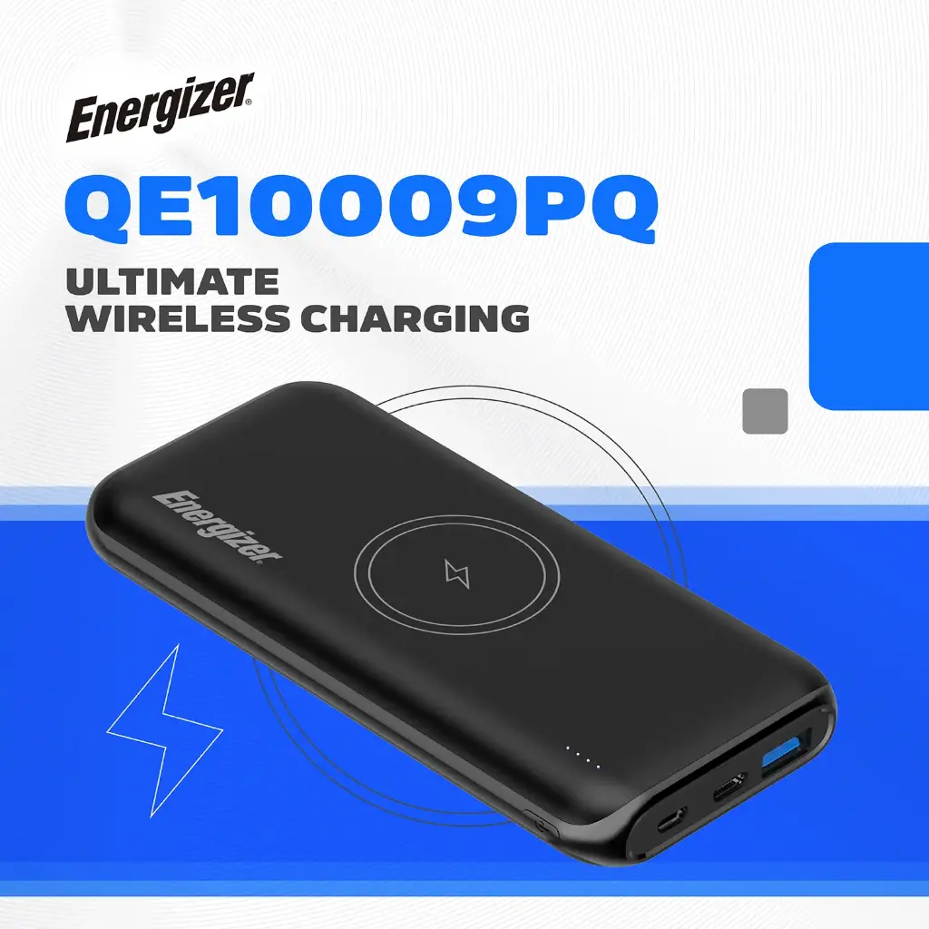 [CS- PBK-EN-QE10009PQ-B] Energizer PowerBank 10000mAh QE10009PQ Black