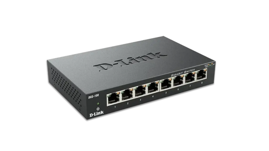 Dlink DGS-108/E - 8-port 10/100/1000M Unmanaged Switch