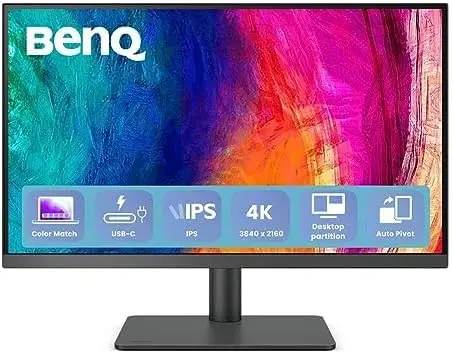 [CS- BenQ PD2705U] BenQ Creative Pro PD2705U -27-inch 4K UHD sRGB HDR10 USB-C Designer Monitor with speaker