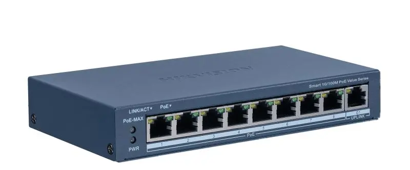 HIKVISION POE SWITCH 8 PORT - DS-3E1309P-EI/M