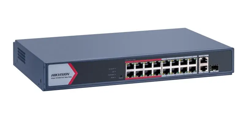 HIKVISION POE SWITCH 16 PORT - DS-3E1318P-EI/M