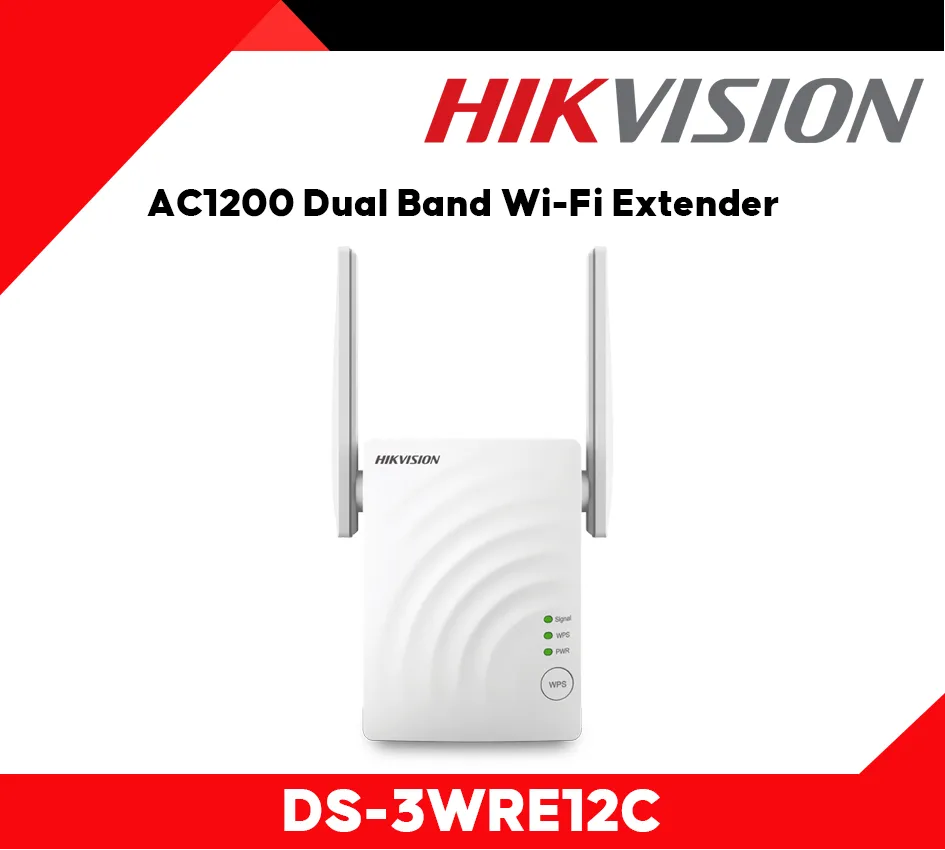 HIKVISION AC1200M Dual-band WiFi5 wireless extender - DS-3WRE12C
