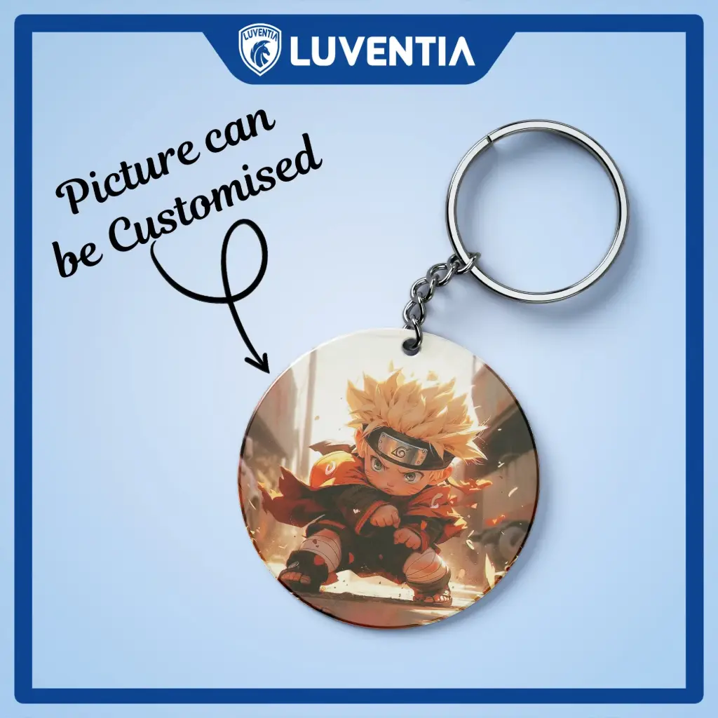 Keychain Anime - Naruto Chibi fight