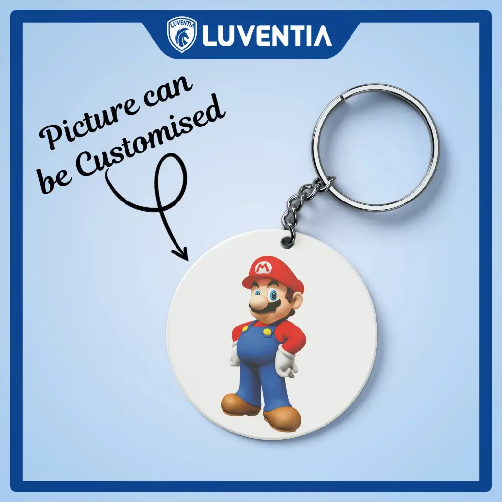 Keychain Movie - Mario WHITE