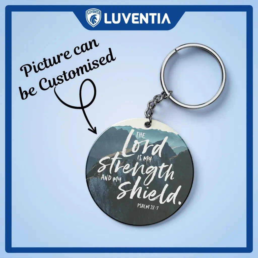 Keychain Christian - Lord is my strength