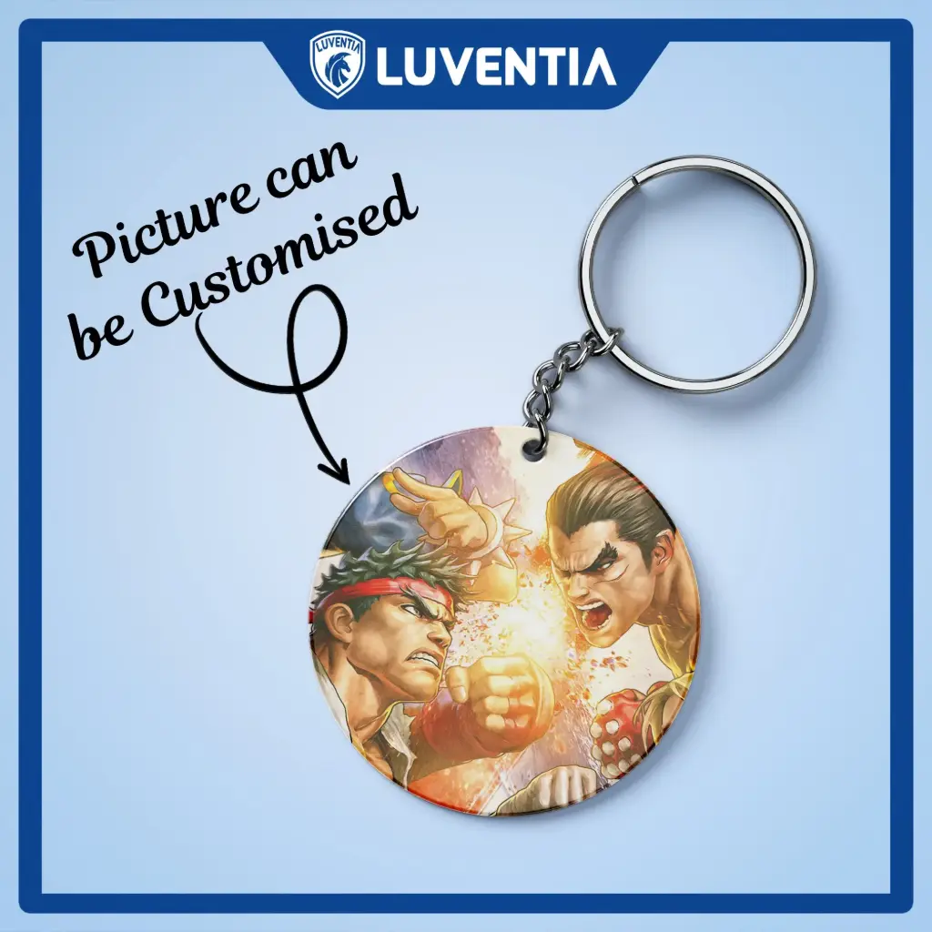 Keychain GAMES - TEKKEN vs Street Fighter