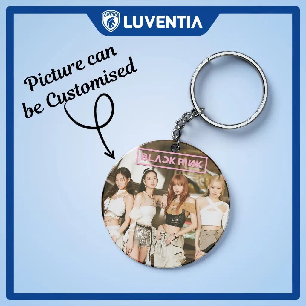 Keychain K-POP - Blackpink foto with logo