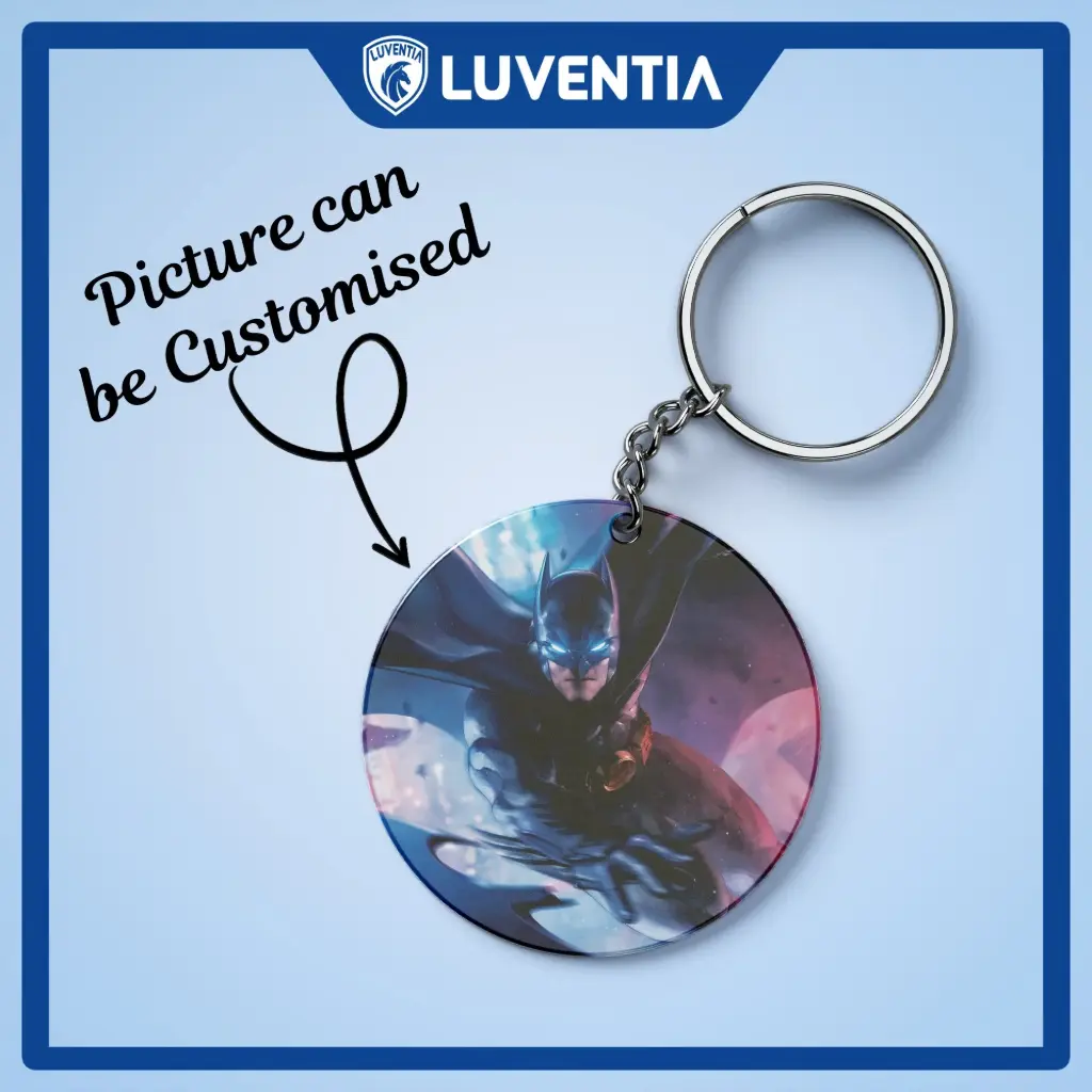 Keychain Superhero - Batman boomrang Flying