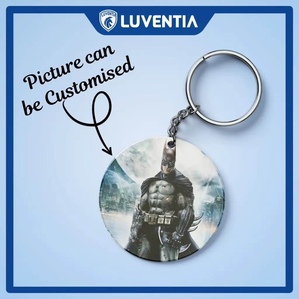 Keychain Superhero - Batman white