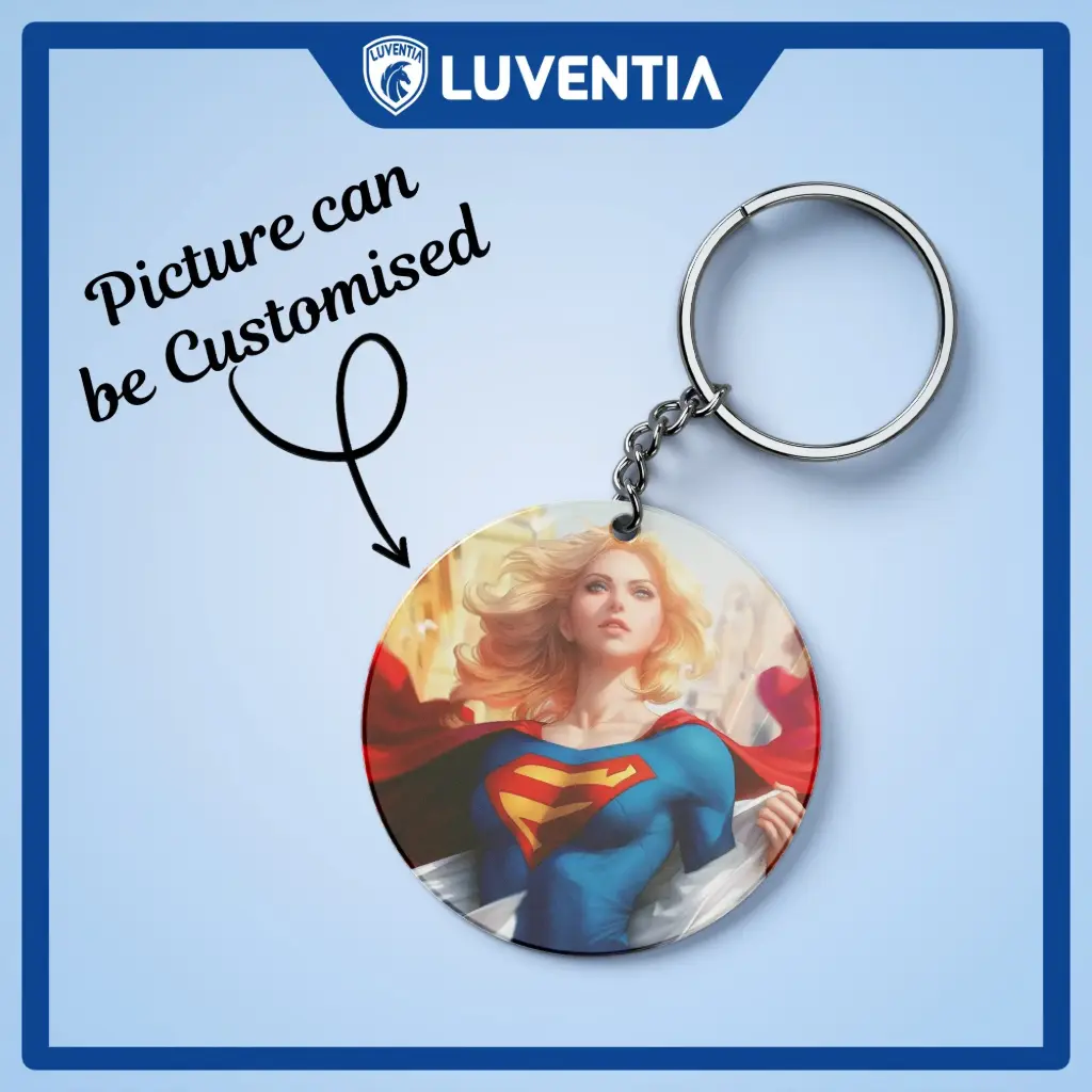 Keychain Superhero - Supergirl Tear Off