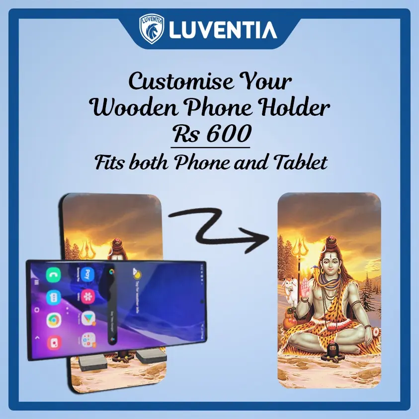 Phone Holder UV - Hindu - shiv classic