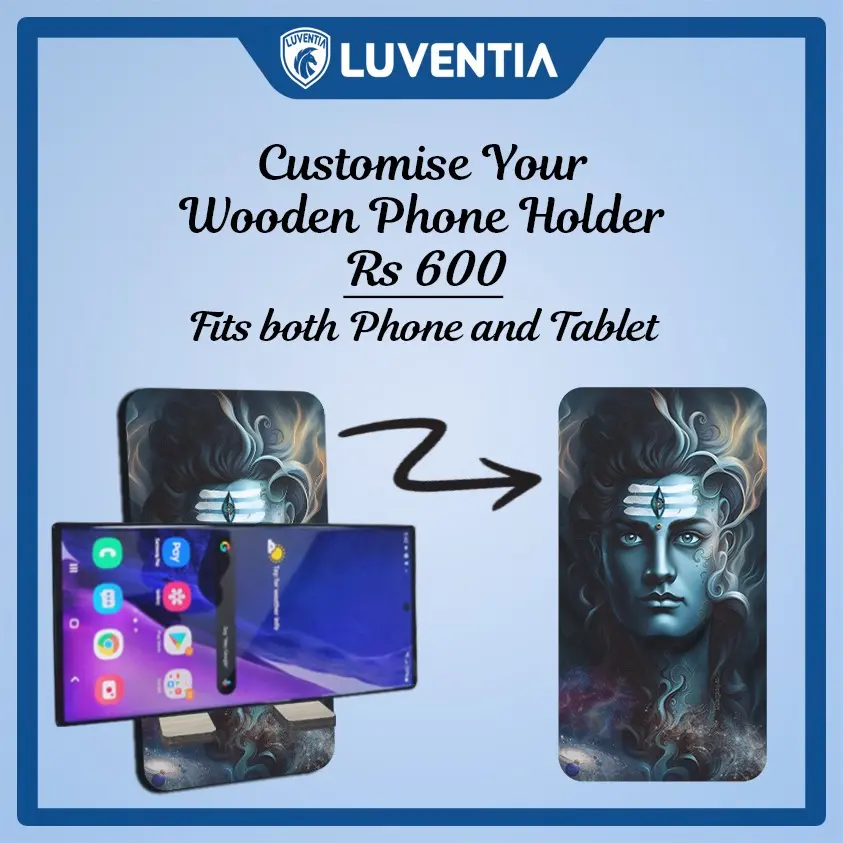 Phone Holder UV - Hindu - face shiv