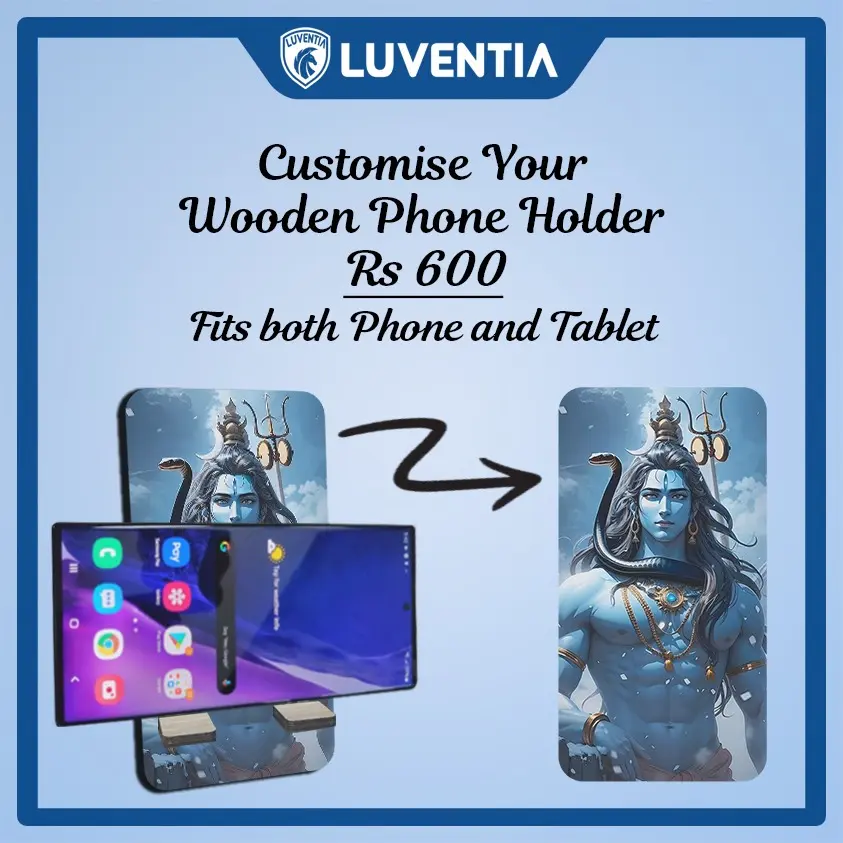 Phone Holder UV - Hindu - shiv - zoli garson