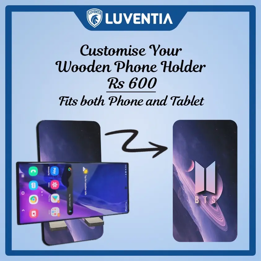 Phone Holder UV - Kpop- BTS LOGO Universe