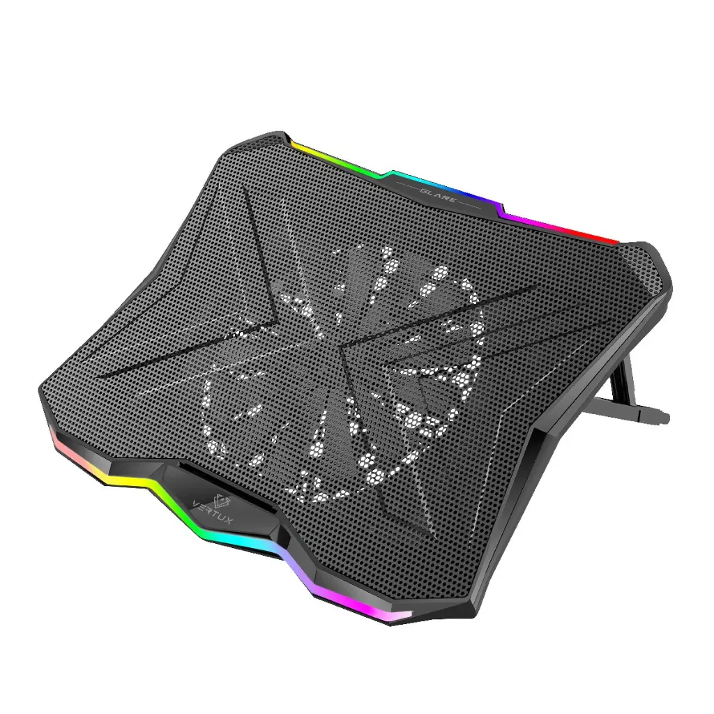 Vertux Cooling Pad RGB with Multi Height Adjustment (GLARE)
