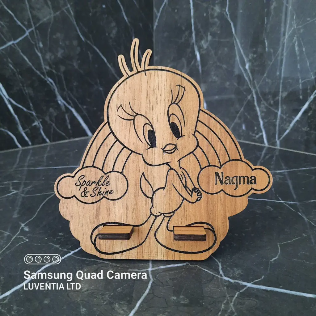 Phone Holder Engraving - Titi Rainbow