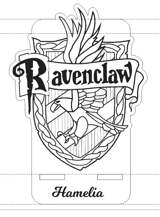 Phone Holder Engraving - Ravenclaw