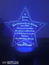 Big Star - Good Relationship - Led Lamp - Engraving (20cm)