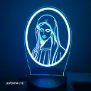 Marie - Led Lamp - Engraving (15cm)