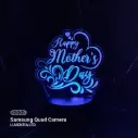 Happy Mother's Day 1 - Led Lamp - Engraving (15cm)
