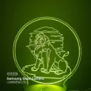 Lion King - Led Lamp - Engraving (15cm)
