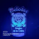 Meliodas Dragon de la Colere - Led Lamp - Engraving (15cm)