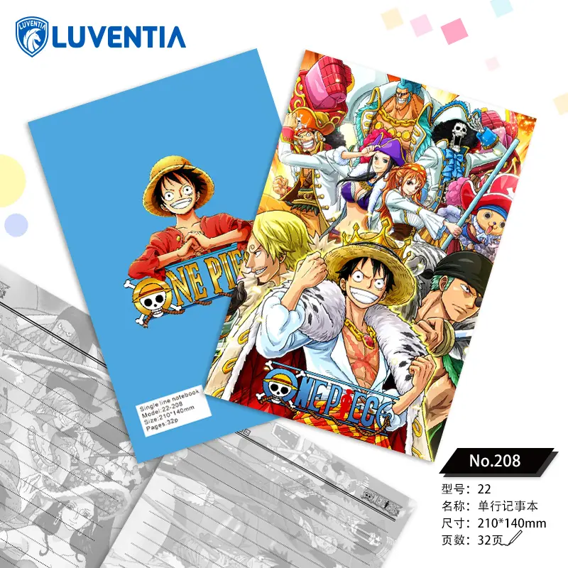 One Piece - Notebook 32p (Printed on all Pages)
