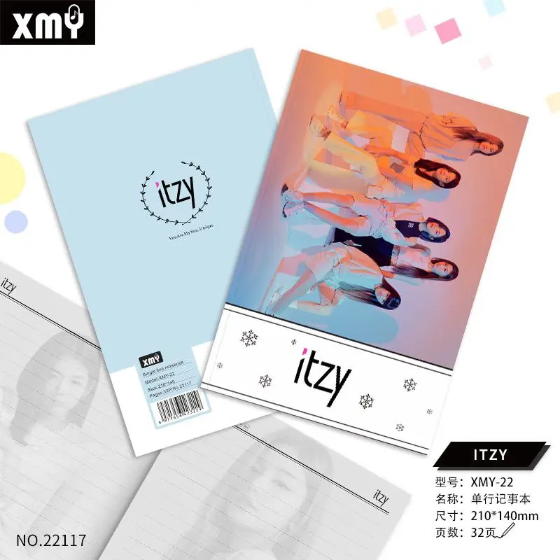 ITZY- Notebook 32p (Printed on all Pages)