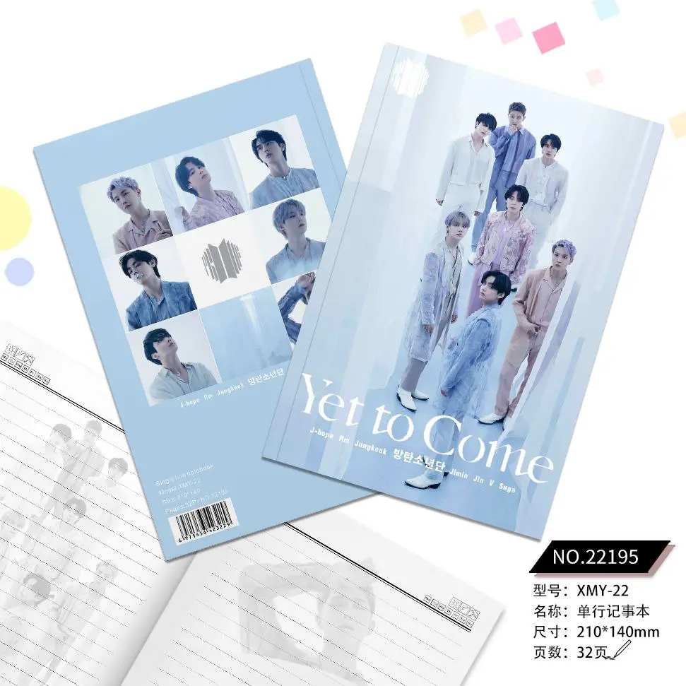 BTS Yet to Come - Notebook 32p (Printed on all Pages)