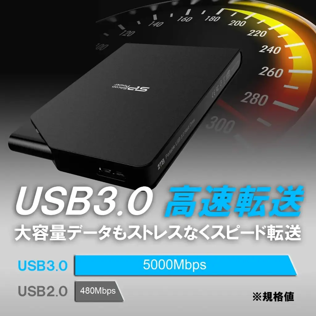 Portable HD SP S03 1TB Black 