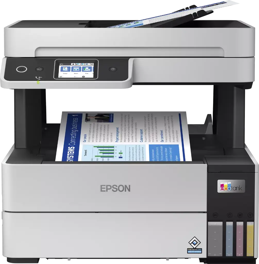 EPSON EcoTank L6490 A4 Multifunction Wi-Fi Ink Tank Printer with fax