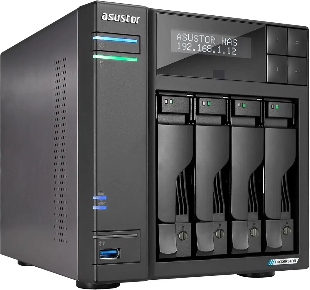 Asustor Lockerstor 4 Gen2 - AS6704T | 4-Bay NAS