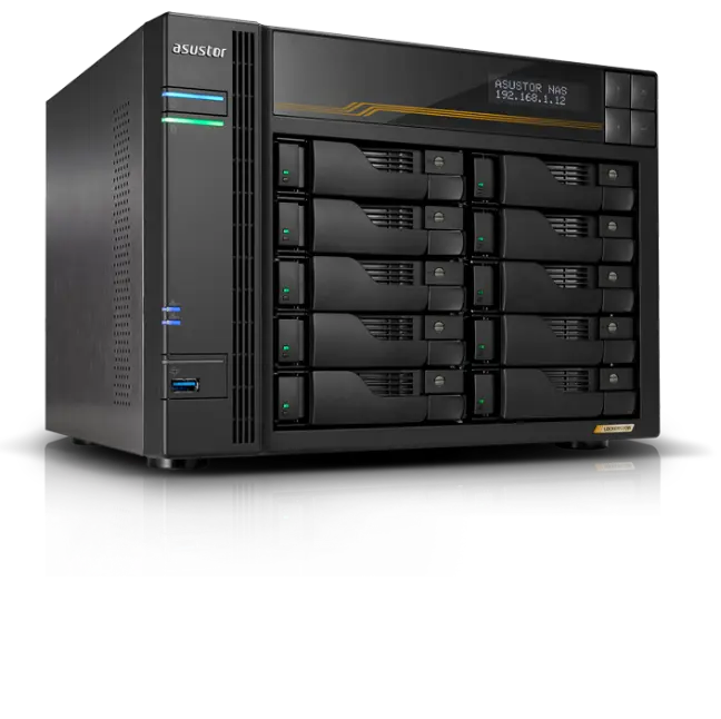 Asustor Lockerstor 10 Gen3 AS6810T 10 Bay NAS