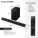 Samsung B-Series Soundbar HW-B550F 2.1 ch DTS Virtual:X Soundbar with Subwoofer (MX-ST40F/XA)