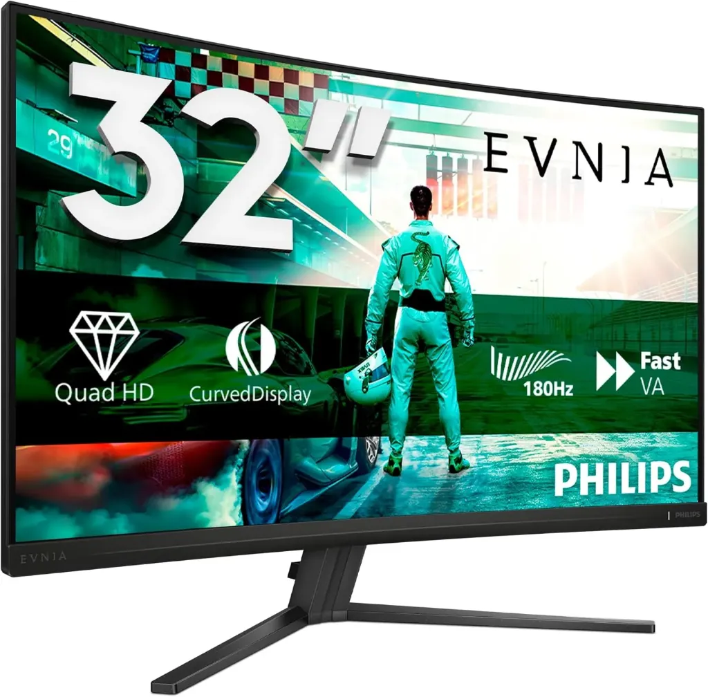 [TT-Philips Evnia Gaming Monitor 2K Curved - 32M2C3500L] Philips Evnia Gaming Monitor 2K Curved - 32M2C3500L