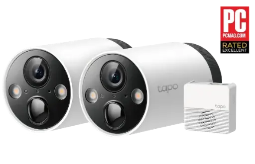 [CS- TP-C420S] TP-Link Smart Wire-Free Security System 2 Camera System Tapo C420S2