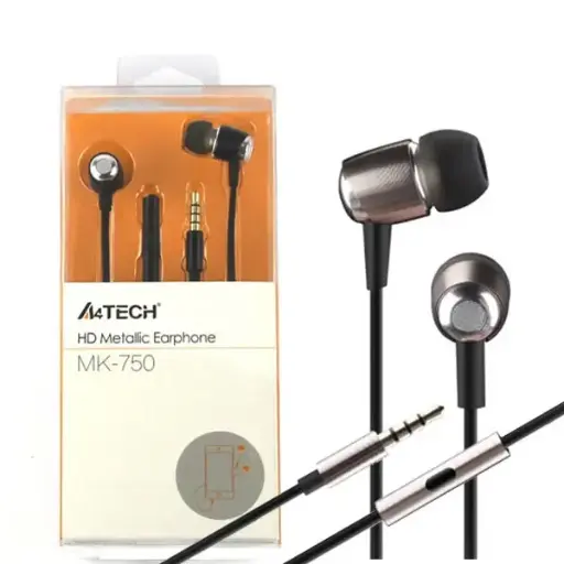 [CS- EP-A4-MK750-BK] Earphone  A4Tech Mk-750 Black
