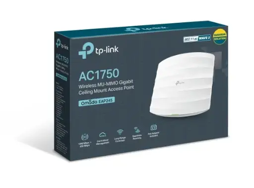 [CS-TPLINK EAP245 AC1750] TP Link EAP245 AC1750 Wireless MU-MIMO Gigabit Ceiling Mount Access Point 