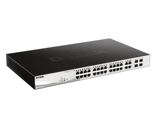 [LXLT-065436] Dlink DGS-1210-28P Smart Managed  ‐ 24‐Port PoE + 4 Combo RJ45/SFP ports L2 switching 