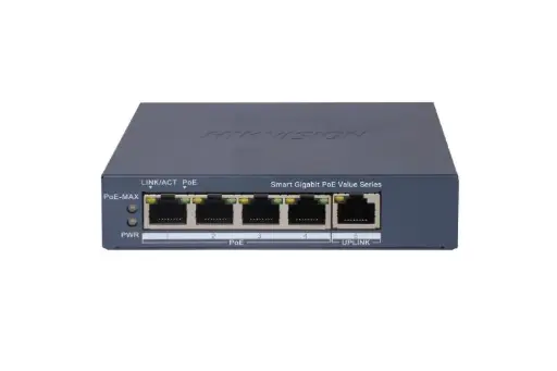 [TT- HIK DS-3E1505P-EI/M] HIKVISION POE SWITCH 4 PORT Gigabyte  - DS-3E1505P-EI/M