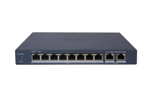 [TT- HIK DS-3E1510P-EI/M] HIKVISION POE SWITCH 8 PORT Gigabyte - DS-3E1510P-EI/M