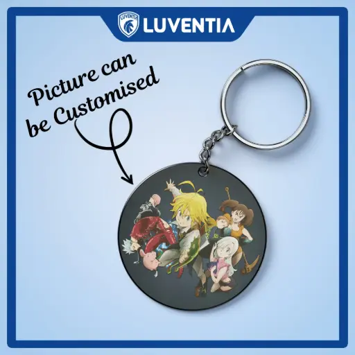 Keychain Anime - 7 Deadly Sins - Group