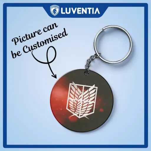 Keychain Anime - Attack of the Titan Logo