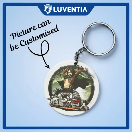 Keychain Anime - Attack on Titan Personage Hanji