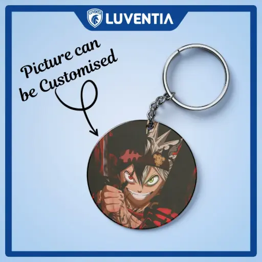 Keychain Anime - Black Clover - Asta diff eyes colour/sword