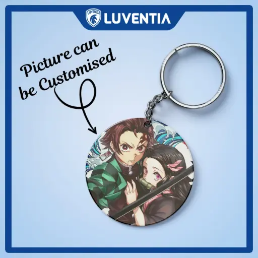 Keychain Anime - Demon Slayer Tanjiro+Nezuko